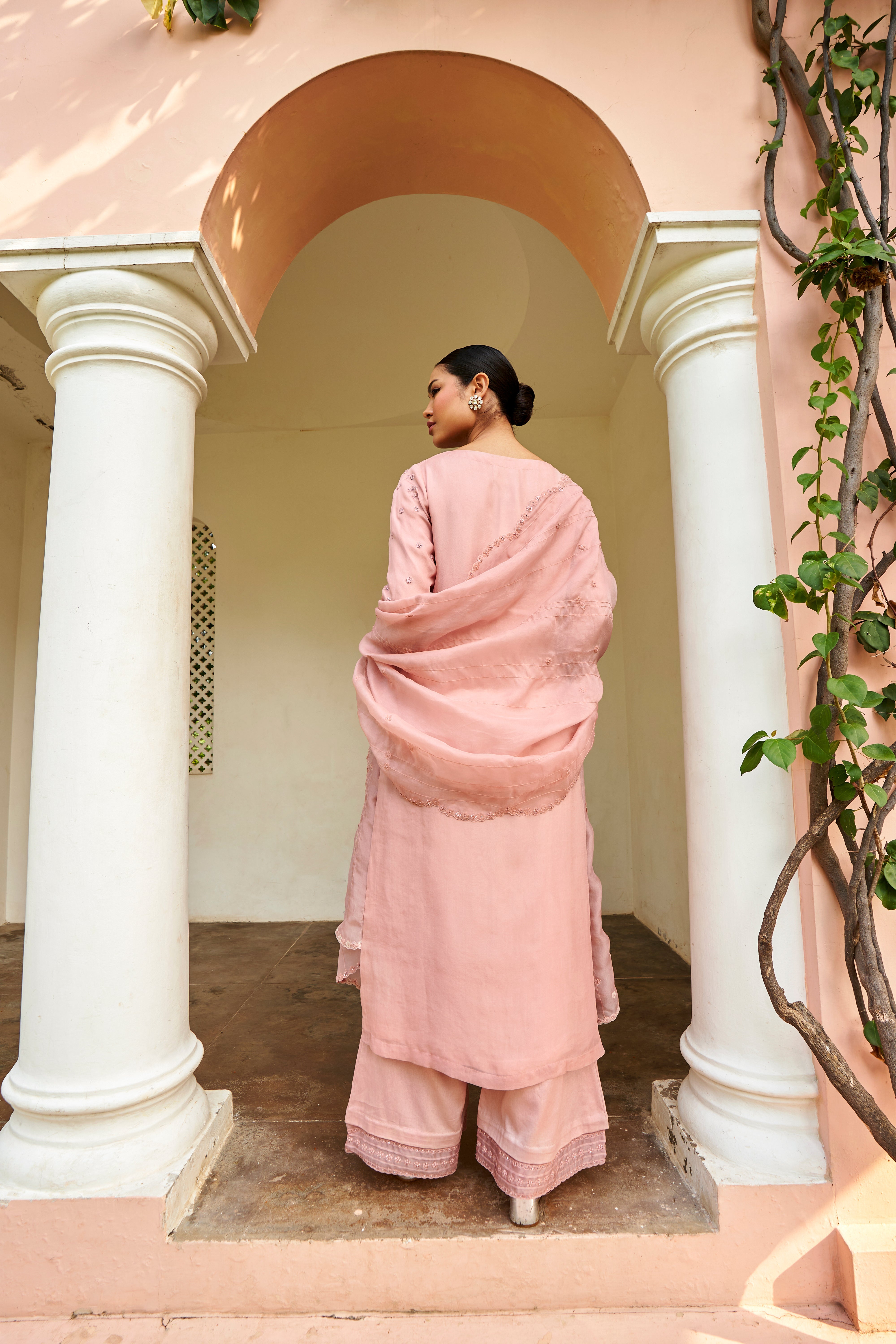 Dusty Pink Kurta Set