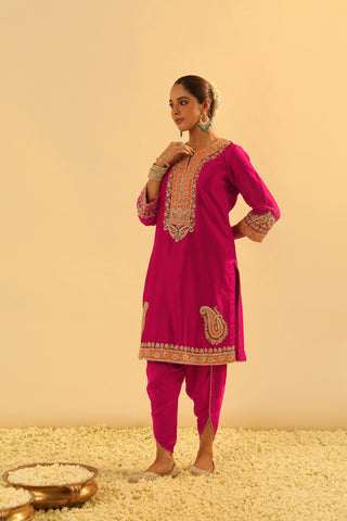 Anjum - Short Kurta with Dhoti