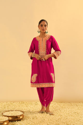 Anjum - Short Kurta with Dhoti