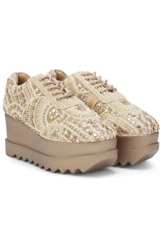 Sharara Wedding Wedge Sneakers