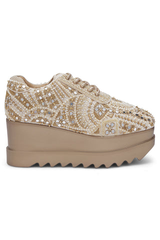 Sharara Wedding Wedge Sneakers