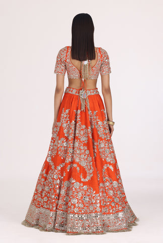 AMBER LEHENGA SET