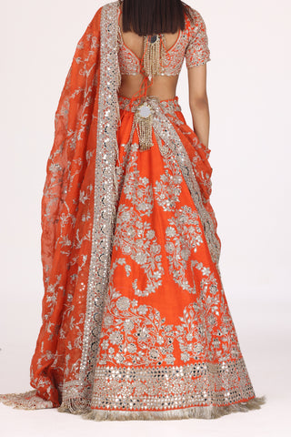 AMBER LEHENGA SET