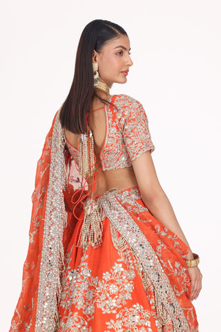 AMBER LEHENGA SET