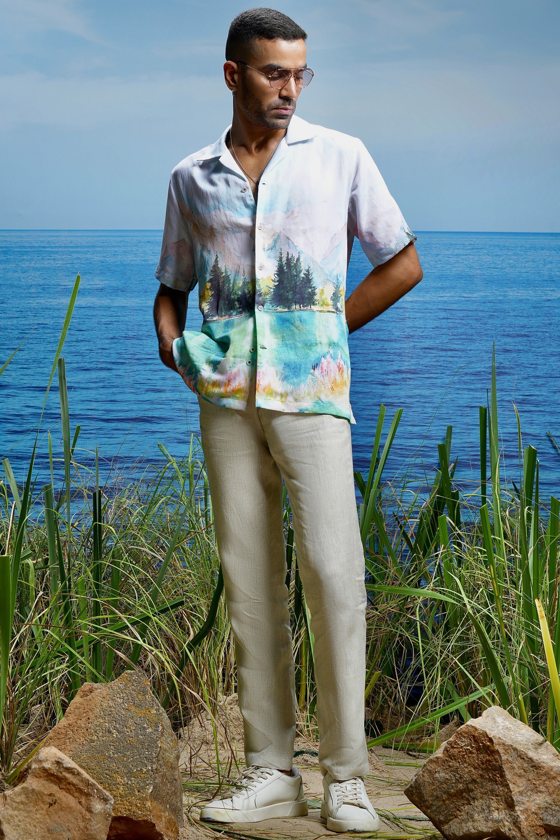 Whispering Valley Linen Cuban Shirt