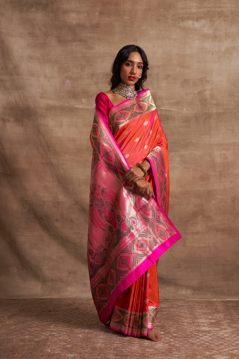 'Sajeeli Sundari' Rani Kadiyal Benarasi Handloom Sari