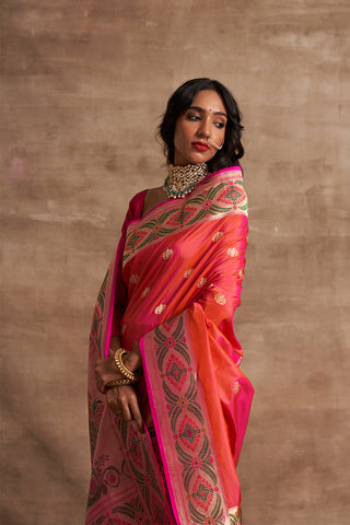 'Sajeeli Sundari' Rani Kadiyal Benarasi Handloom Sari