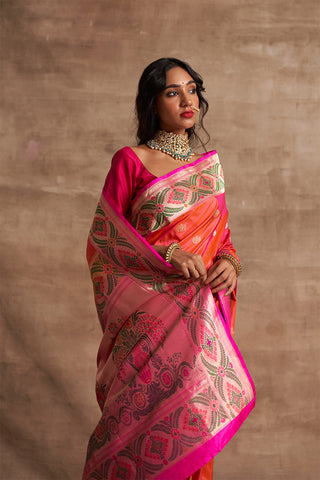 'Sajeeli Sundari' Rani Kadiyal Benarasi Handloom Sari