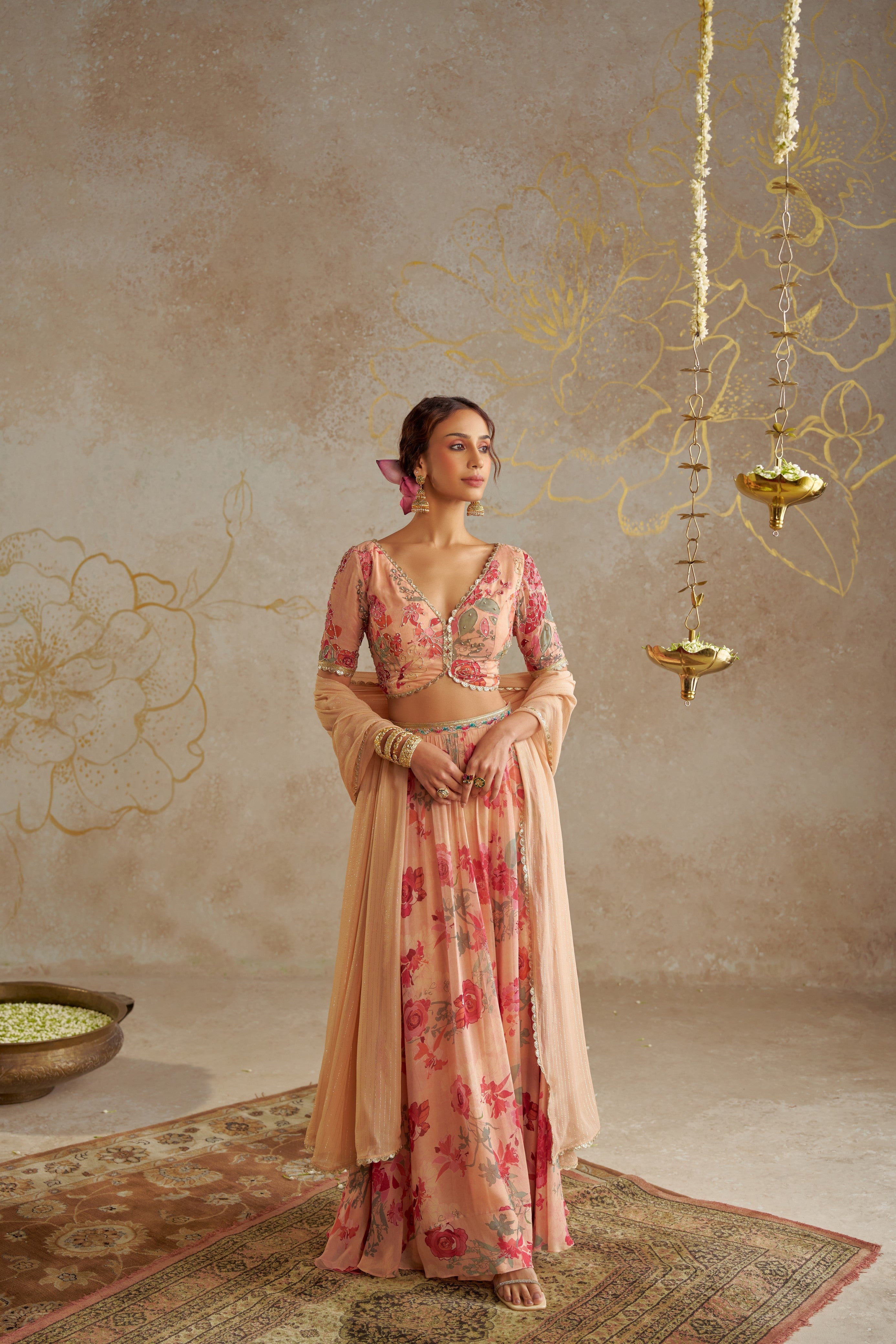 Blush Rose Lehenga