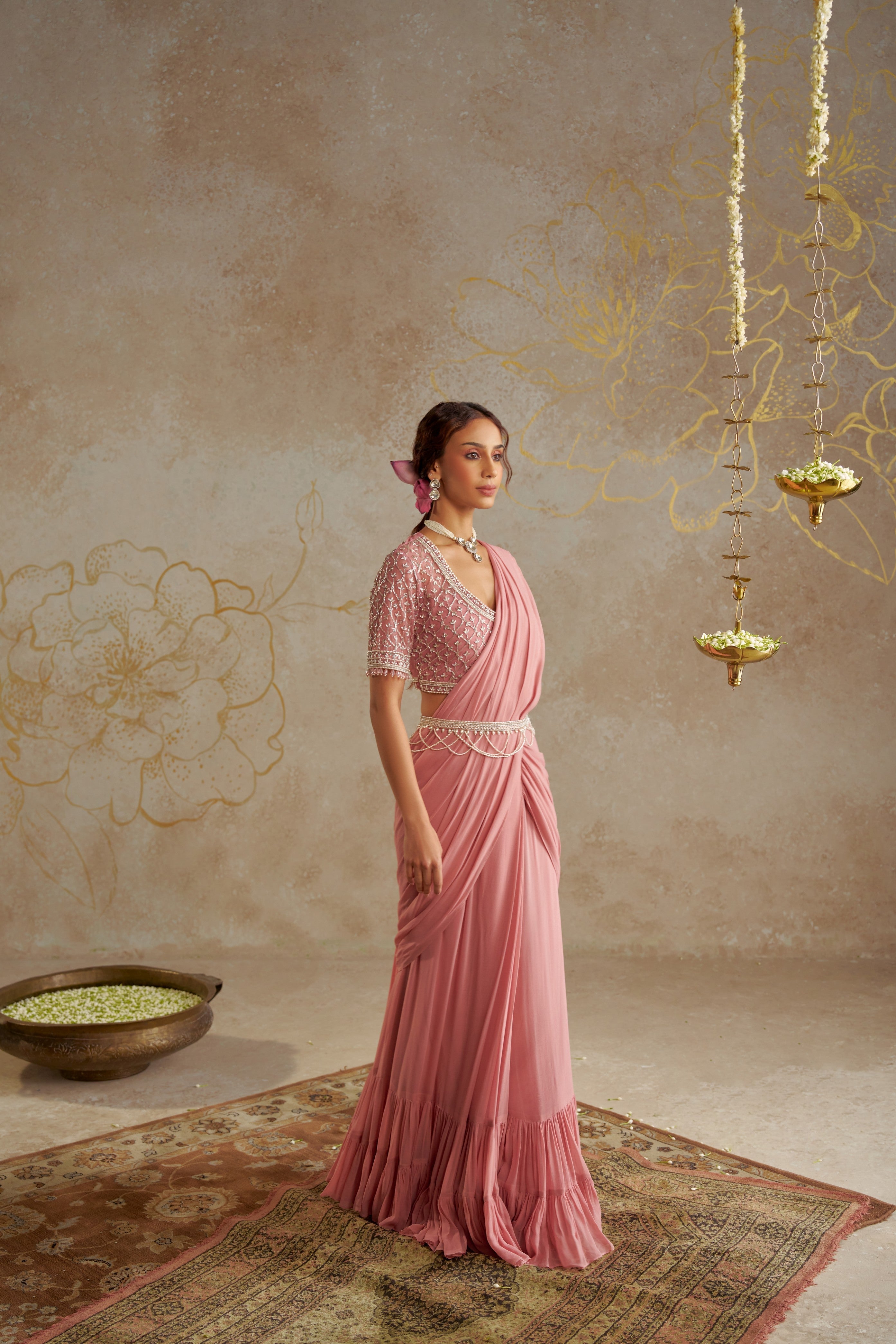 Blush Pink Saree