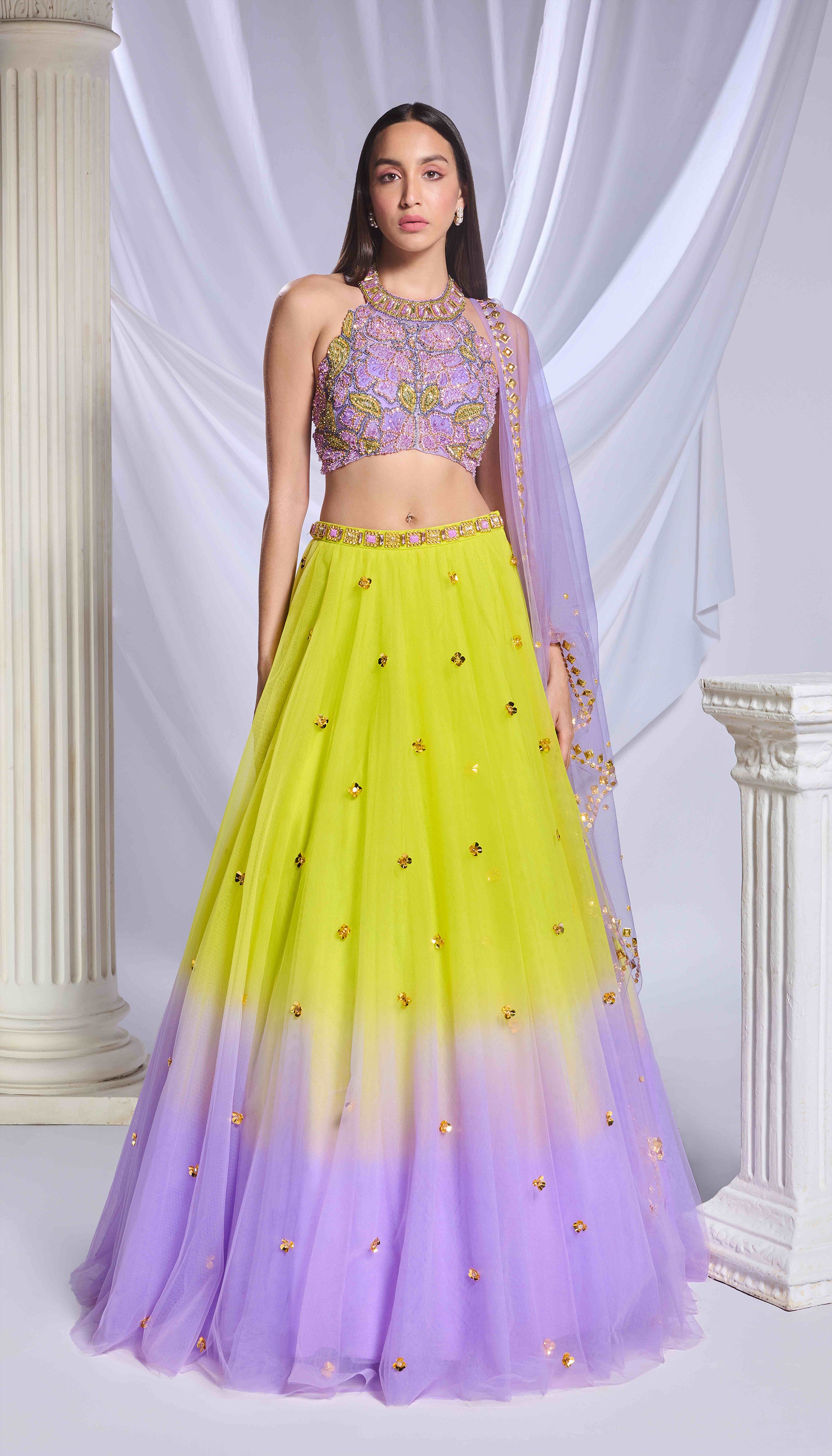 BERRY SORBET LEHENGA SET