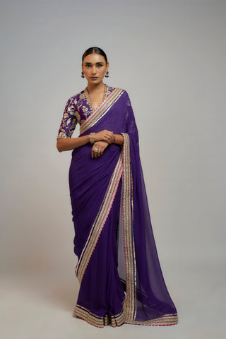 Golconda Myra saree set