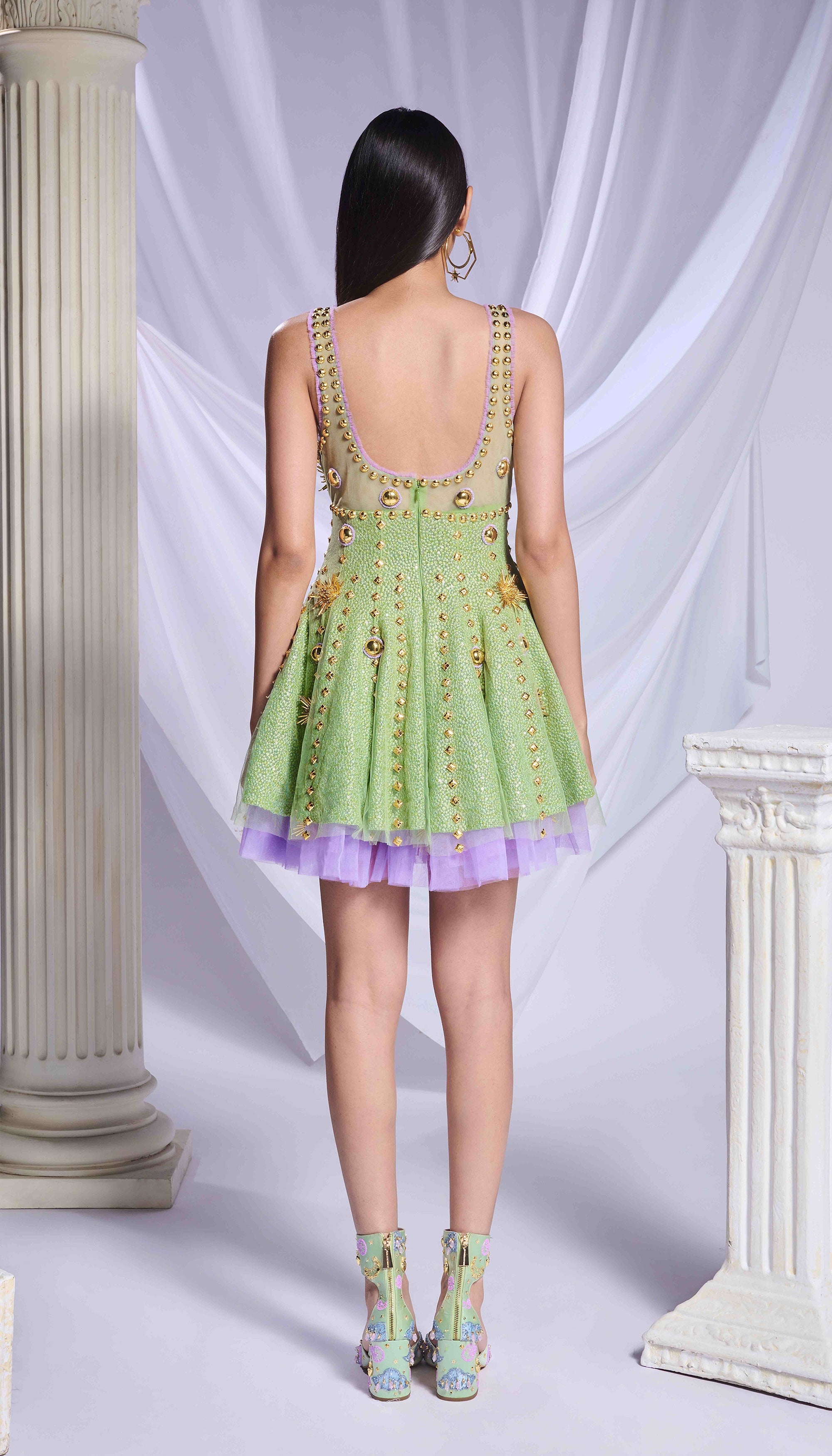 Nebula Nightfall Baby Doll Dress