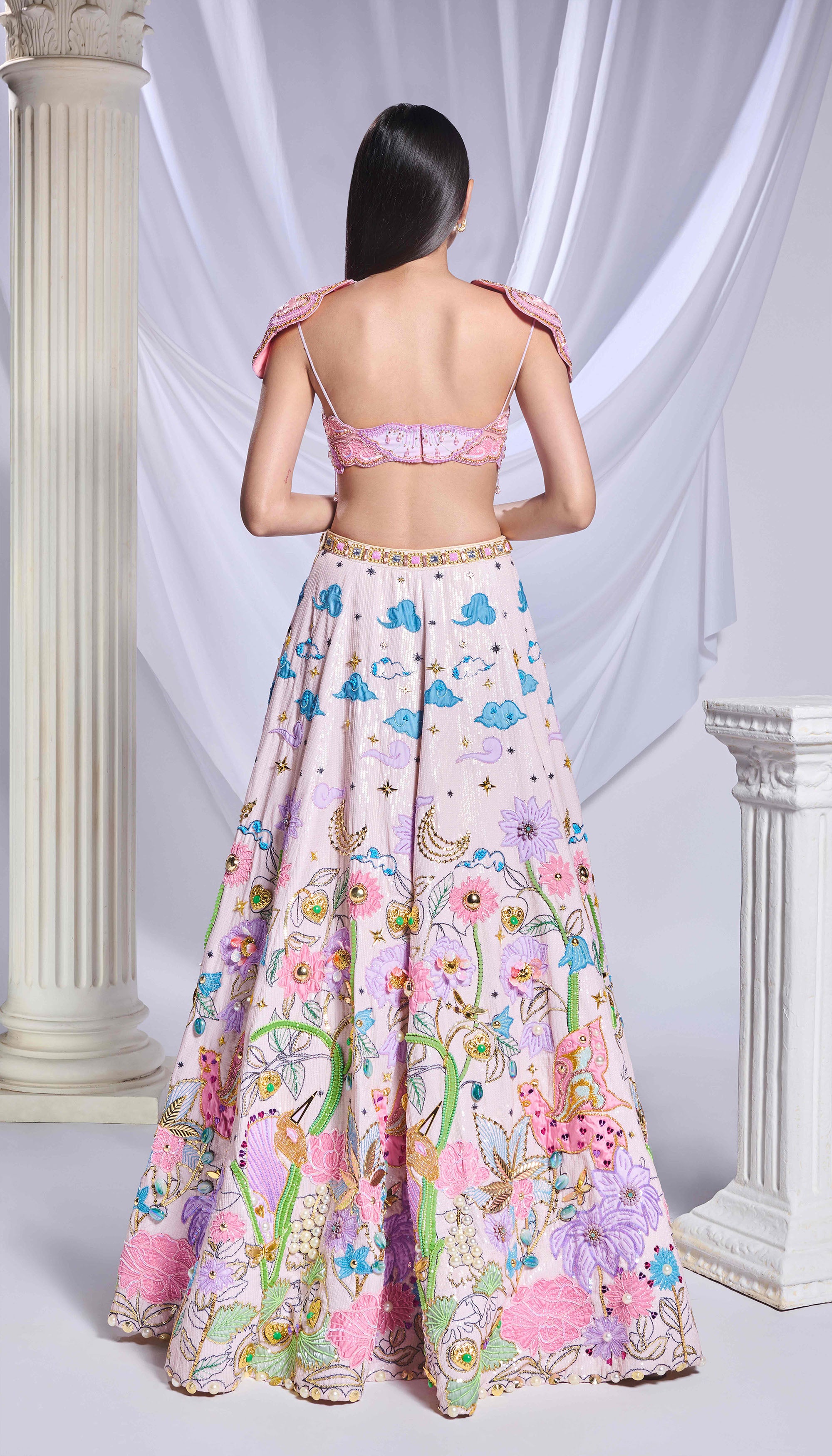 Whimsical wonderland lehenga set