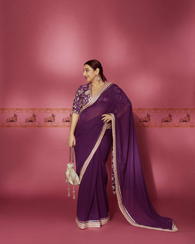 Golconda Myra saree set