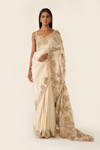 Golden Classic Saree Set