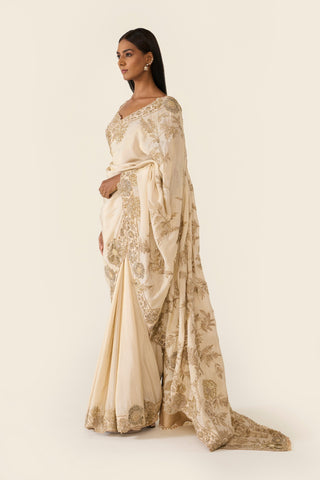 Golden Classic Saree Set