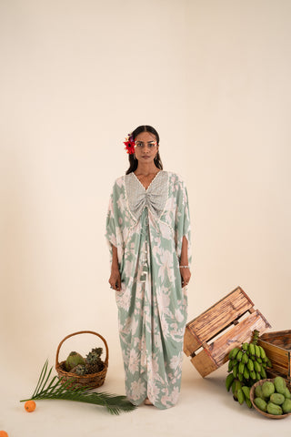 Ocean Blue Kaftan