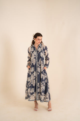 Indigo Blue Maxi Dress