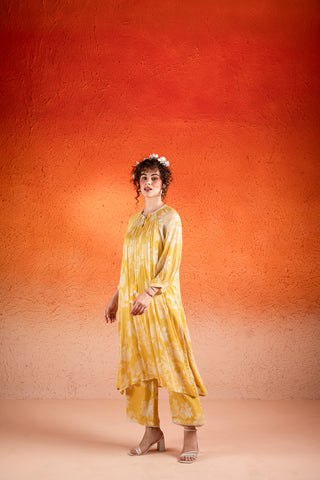 Corn Yellow Kurta Pant set