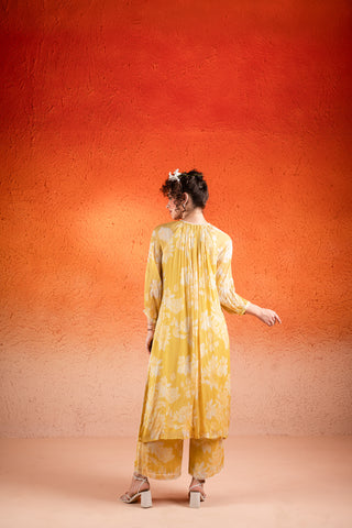 Corn Yellow Kurta Pant set