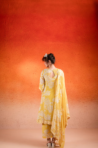 Corn Yellow Kurta Set