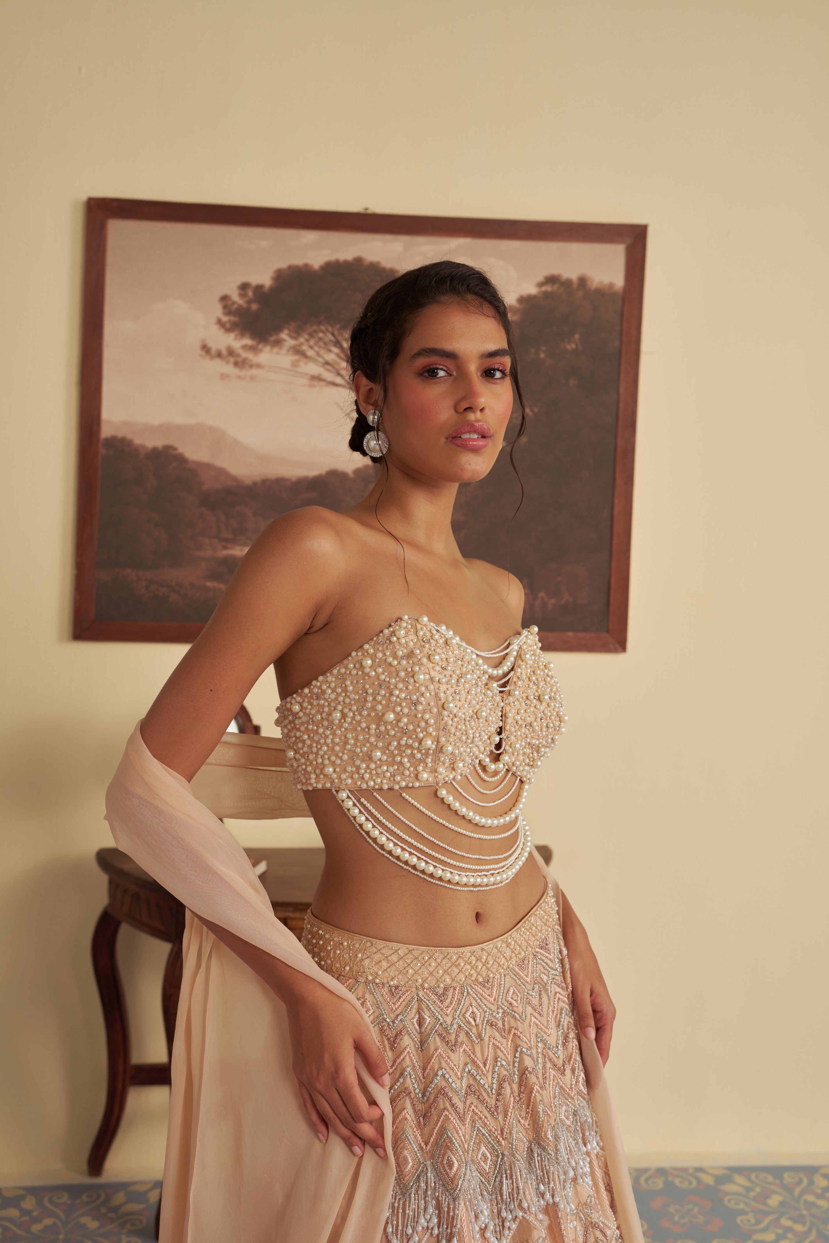 Evelina Pearl lehenga