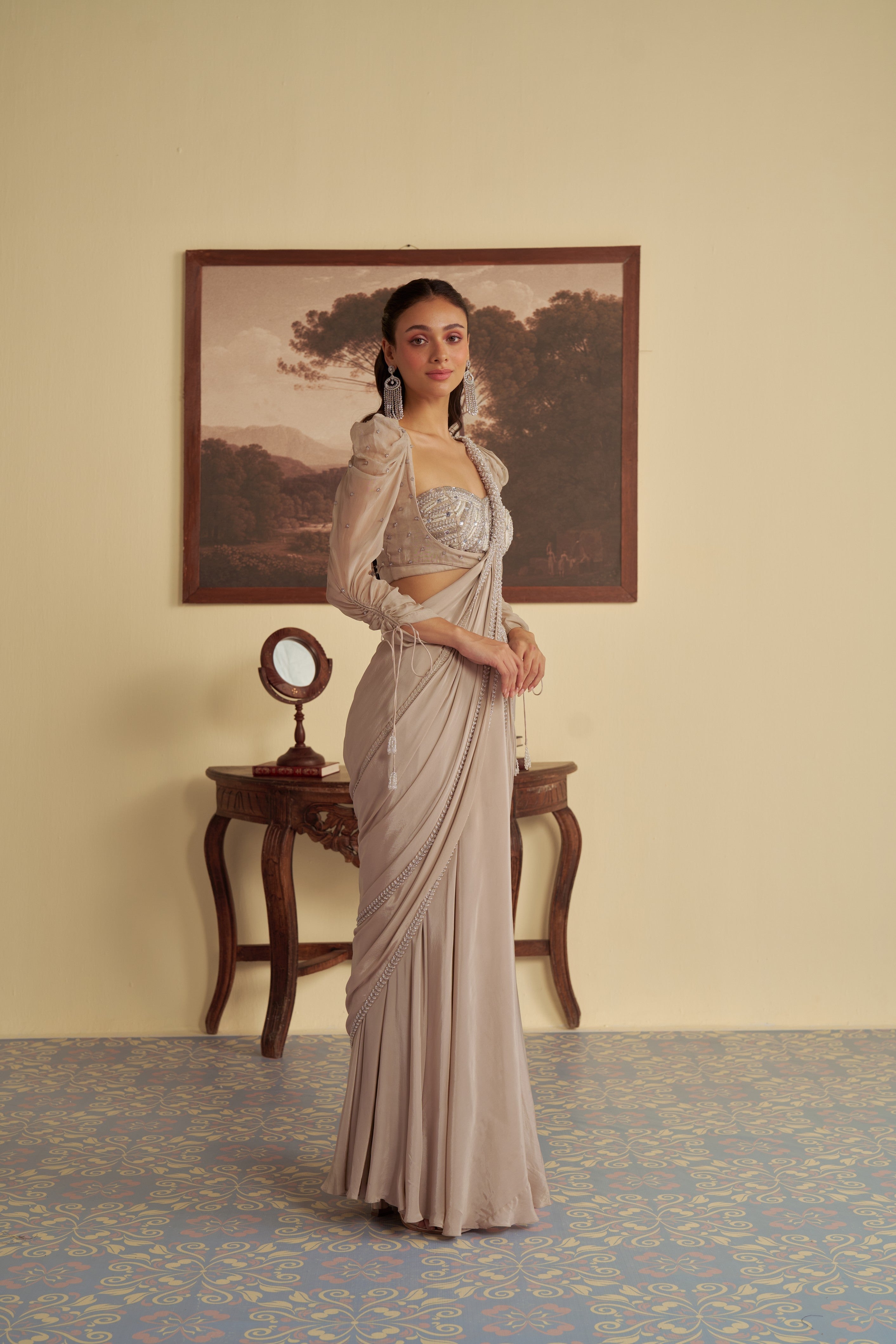 Starlit Whisper Saree