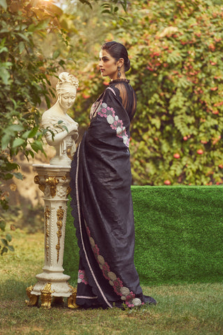 Lady Jessica' Kadhua Meenakari Handloom Sari with Embroidered Border