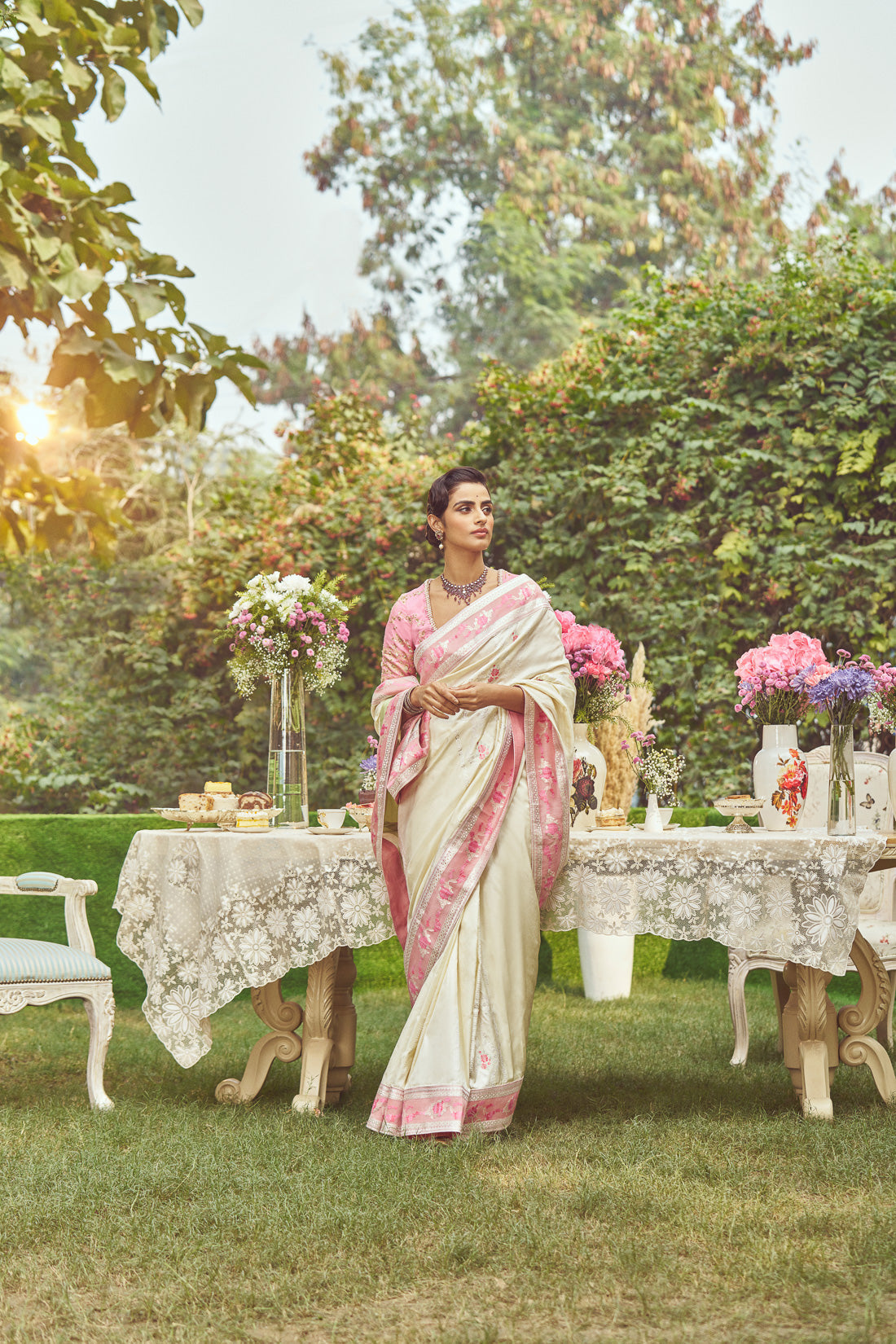 'Lady Chatterley' Kadhua Meenakari Zari Handloom Sari