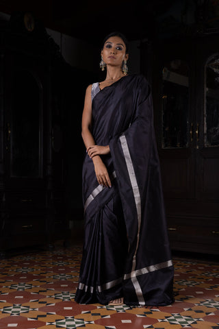 'Sanjh Anchal' Geometric Benarasi Handloon Sari