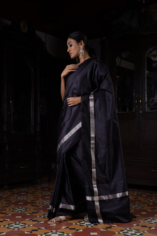 'Sanjh Anchal' Geometric Benarasi Handloon Sari