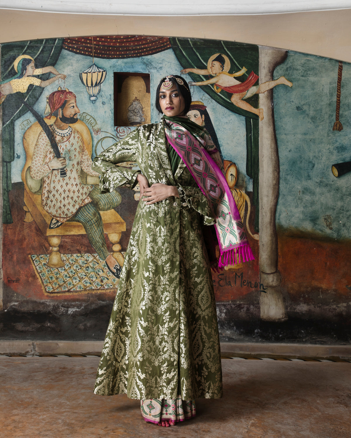 'Sartaaj' Jaitooni Brocade Benarasi Handloom Jacket