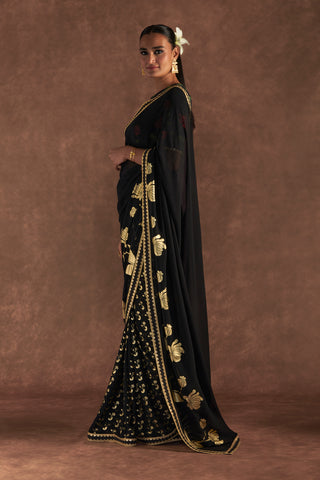 BLACK SPRINGBUD  SAREE