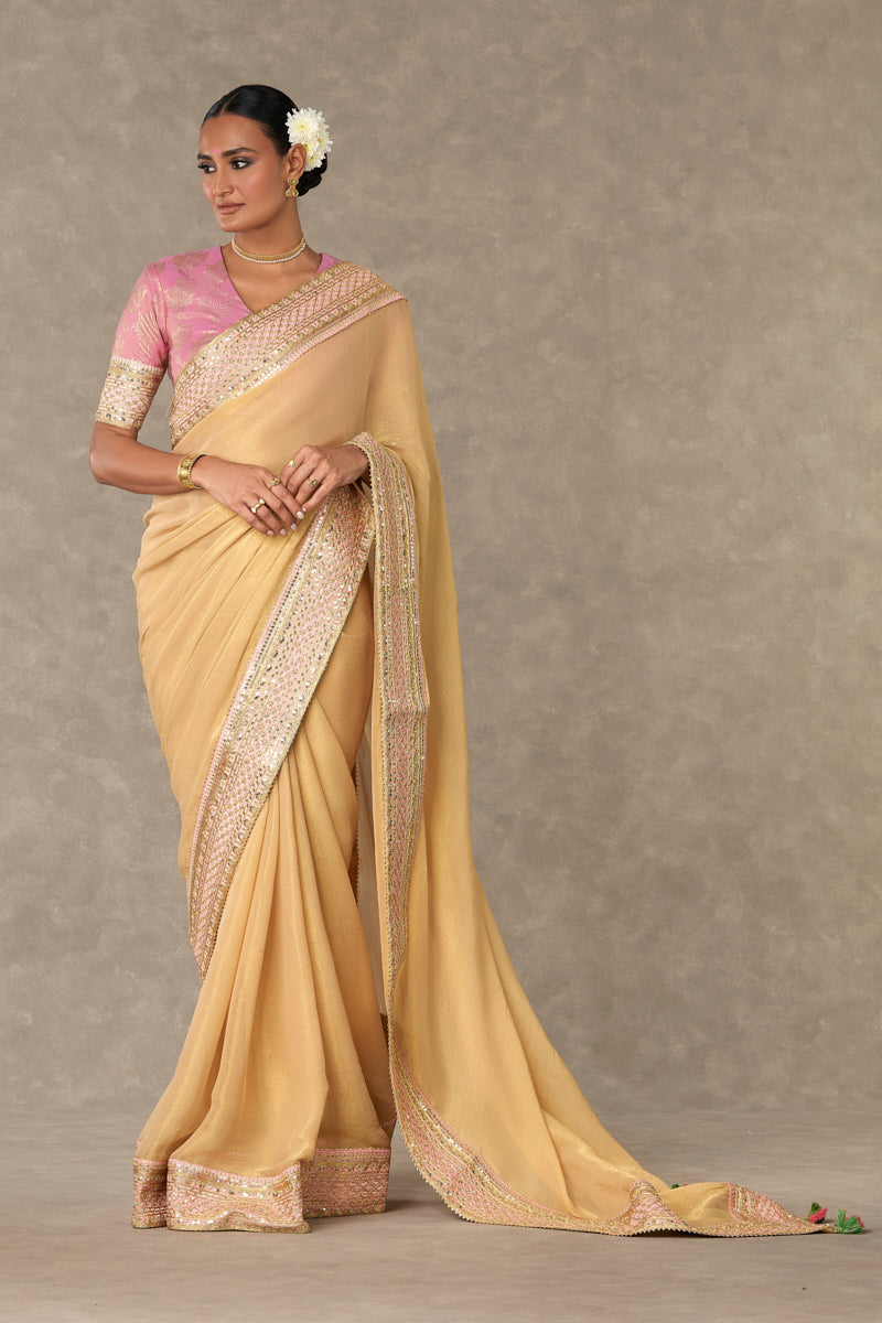 Gold Tissue Saree