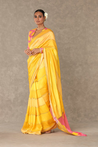 Yellow Kasata Saree