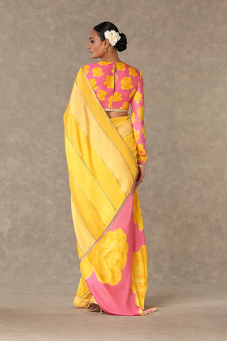 Yellow Kasata Saree