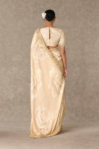 Beige Gulaab Saree