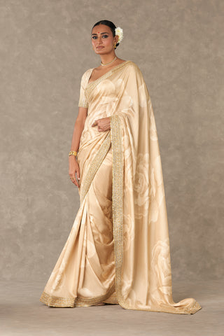 Beige Gulaab Saree