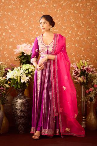 Imperial Purple Anarkali Suit