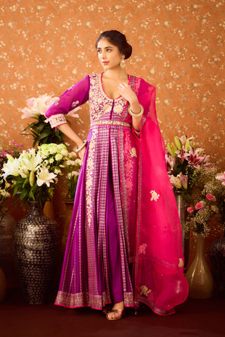 Imperial Purple Anarkali Suit