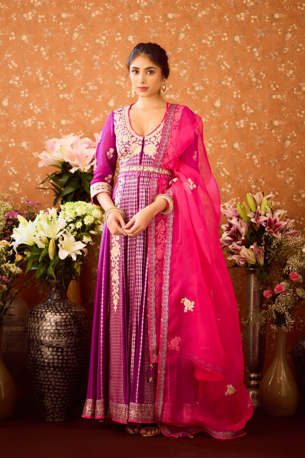 Imperial Purple Anarkali Suit