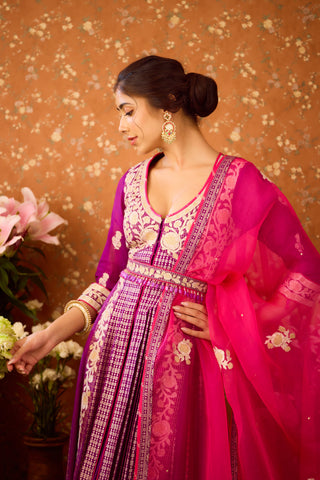 Imperial Purple Anarkali Suit