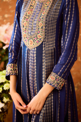 Spectrum Blue Kurta Set