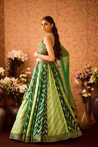 Jasper Green Lehenga Set