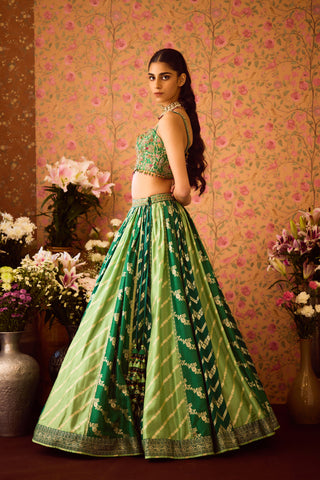 Jasper Green Lehenga Set