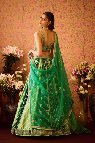 Jasper Green Lehenga Set