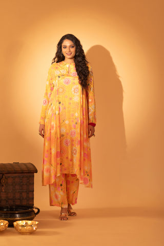 A kurta set paired with pants