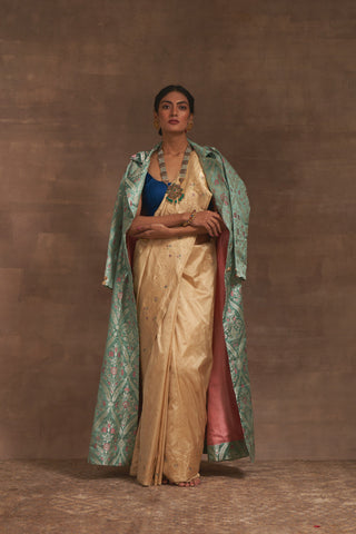 'Surbala' Satin Benarasi Handloom Jacket