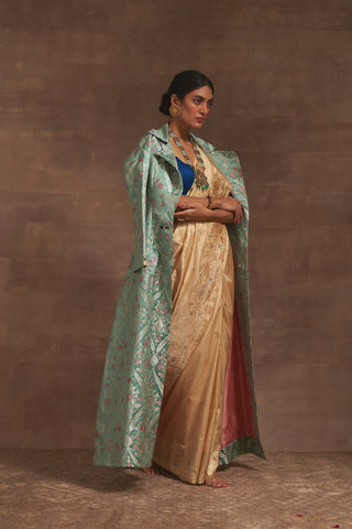 'Surbala' Satin Benarasi Handloom Jacket